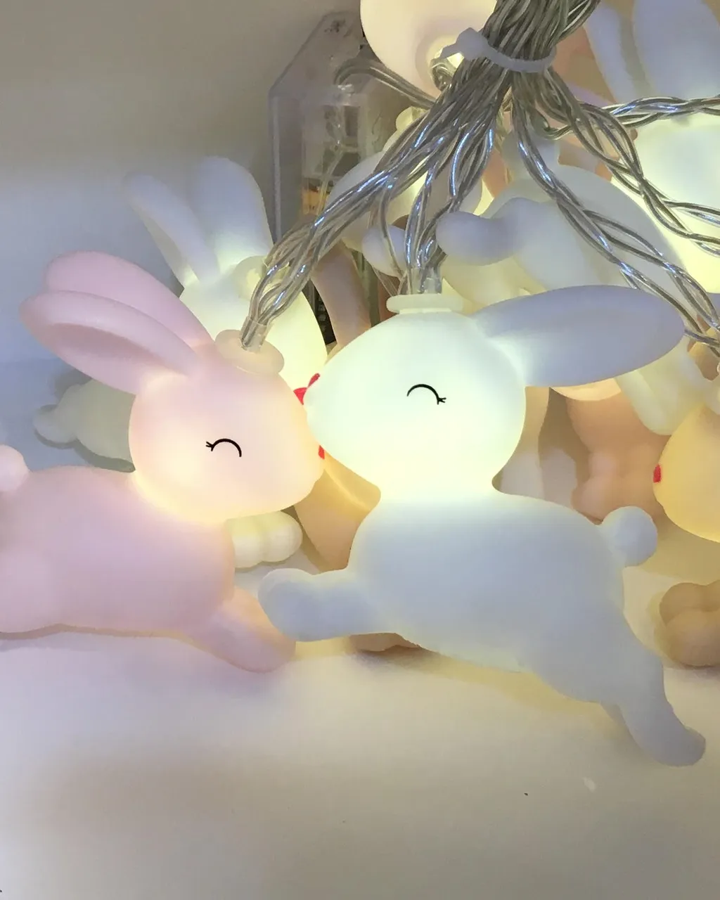 Fairy Light String AA Battery - Pastel Baby Bunnies