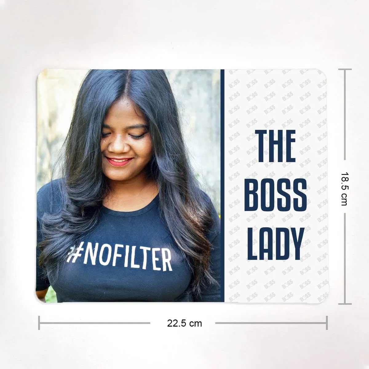 Giftcart Cute Personalised The Boss Lady Magnet for Fridge and Home Decoration | Memory Photo Frame, Best Birthday