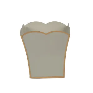 Gracie Scarlett 6" Square Taupe Cachepot