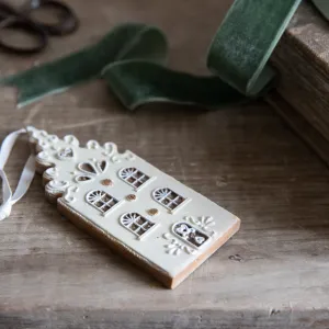 Hanging Gingerbread House