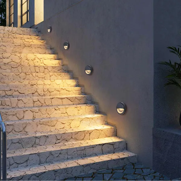 Heket Outdoor Step Floor Lamp