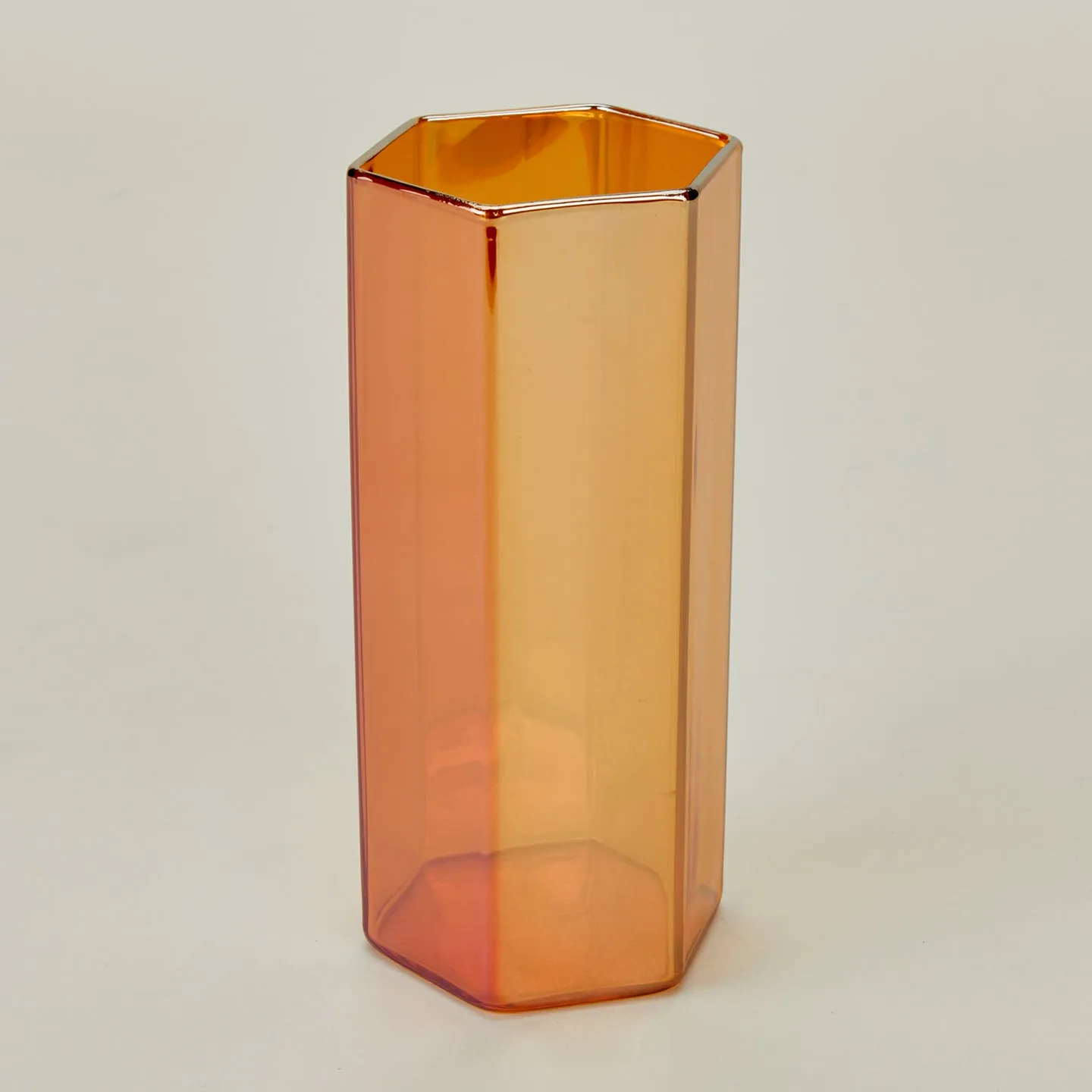 Helix Glass, Set of 4 - Orange
