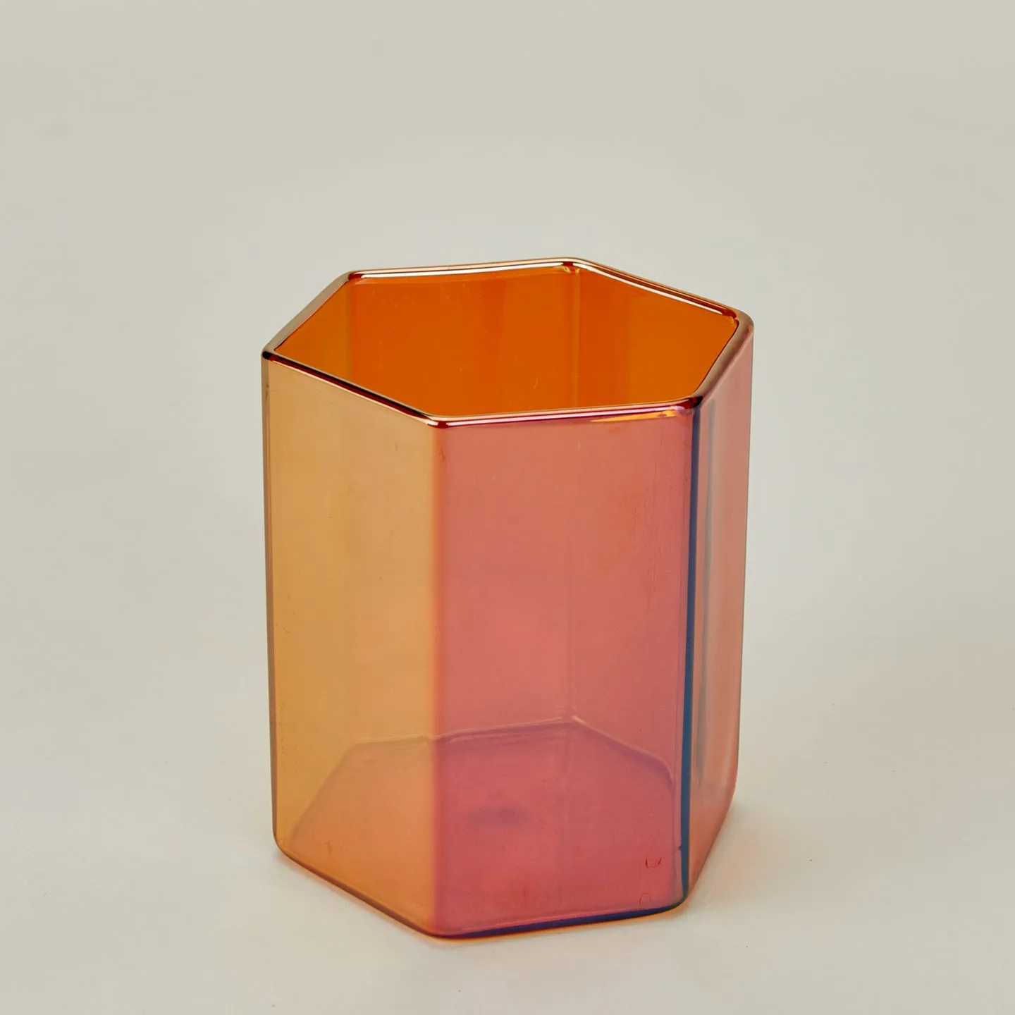 Helix Glass, Set of 4 - Orange