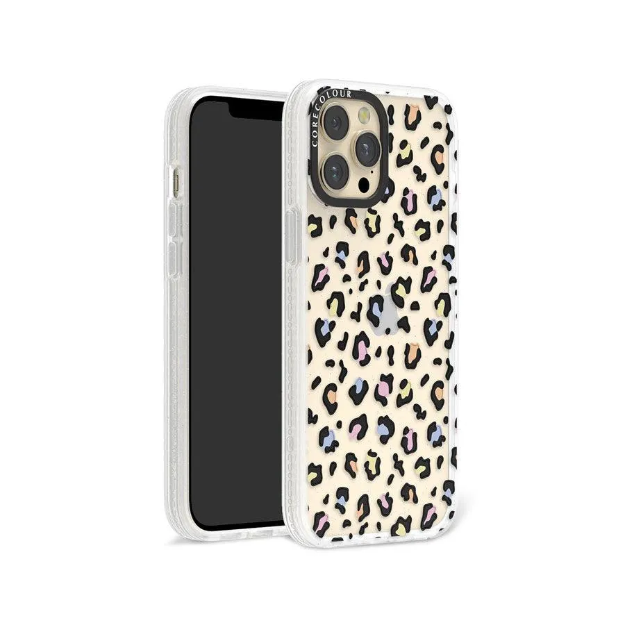 iPhone 12 Pro Max Colourful Leopard Glitter Phone Case