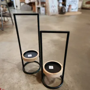 Iron Frame Candle Holder