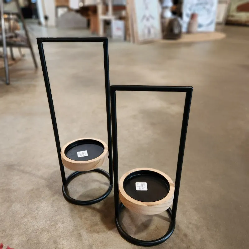 Iron Frame Candle Holder