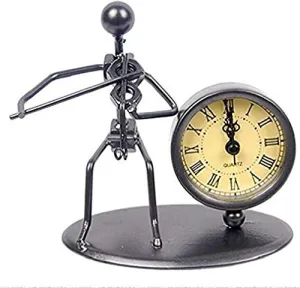 Jamboree!!! Decoration Crafts Wrought Iron Metal Band Stage Adornment Handicraft Furnishing Model Musicians Clocks Watches Figurines