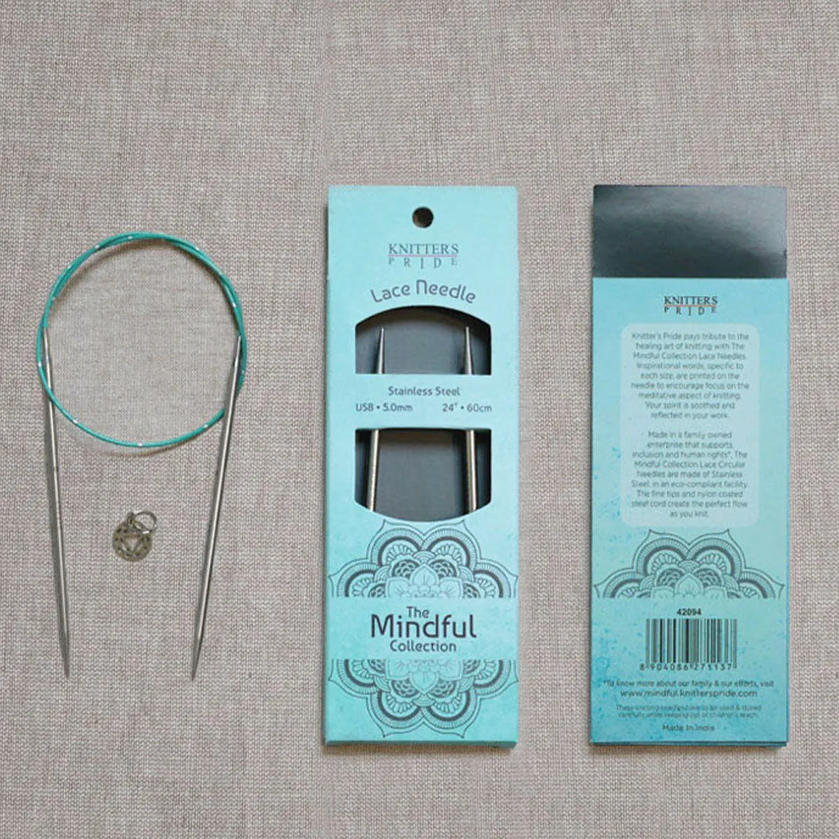 KnitPro Mindful Collection Fixed Circular Needles - 32'' US 10
