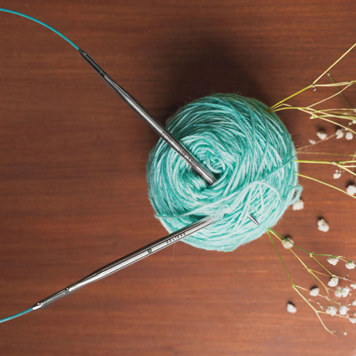 KnitPro Mindful Collection Fixed Circular Needles - 32'' US 10