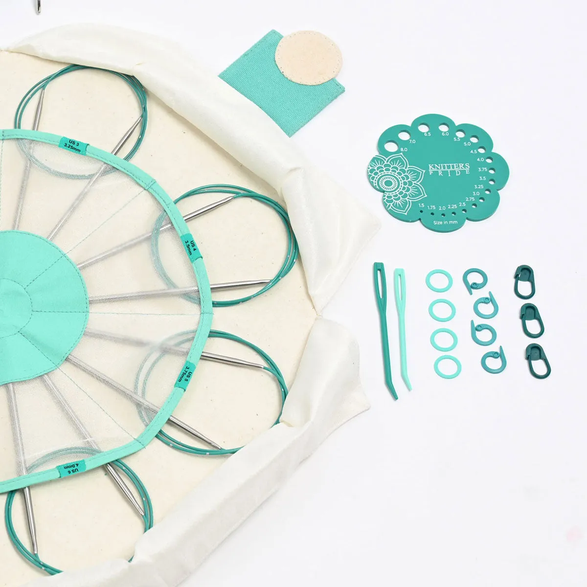KnitPro Mindful Collection Needle Sets - Serenity - 40" Fixed Circular Set