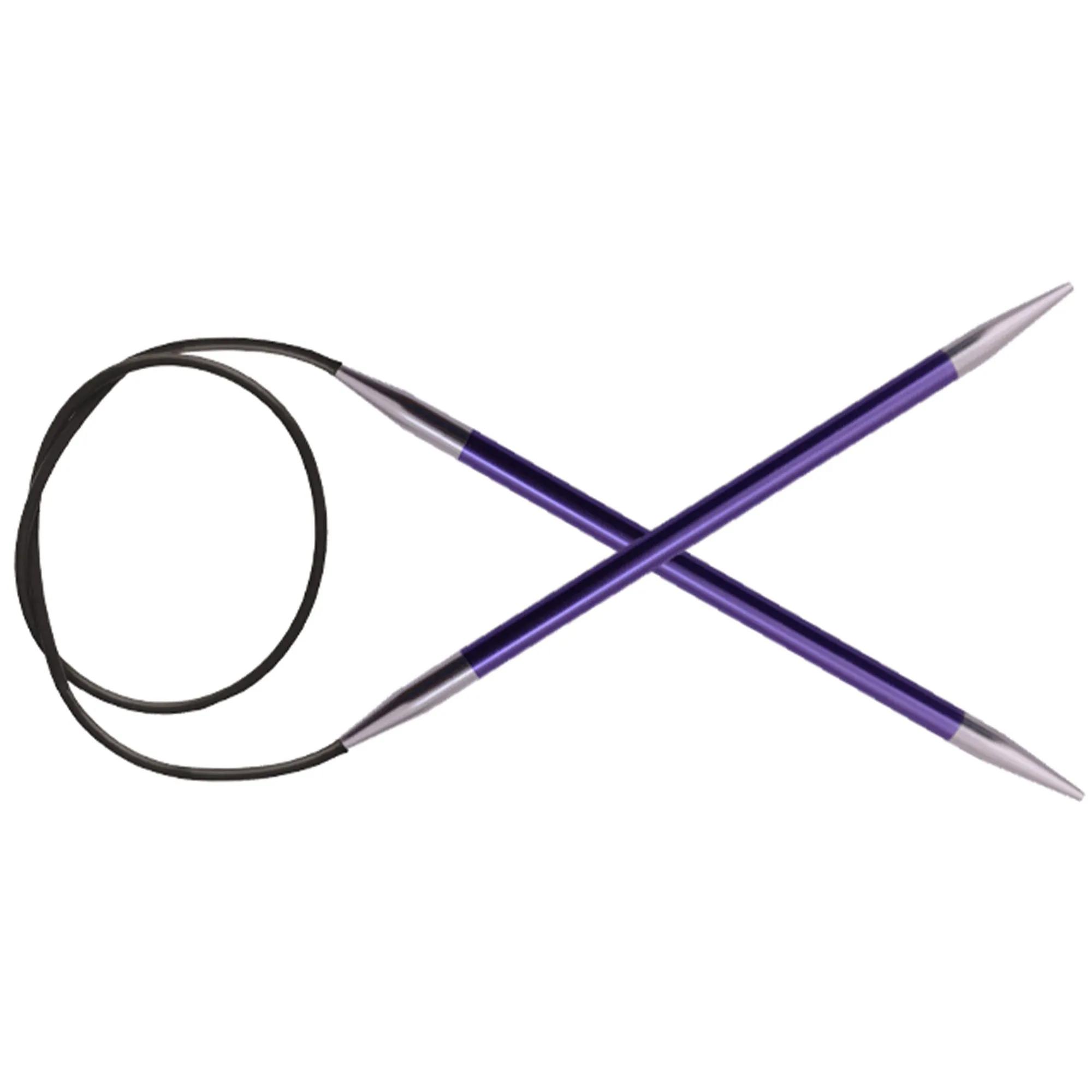 KnitPro Zing Fixed Circular Needles - US 5 (3.75mm) - 47 Amethyst