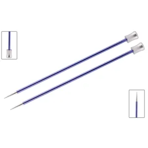 KnitPro Zing Single Pointed Needles - US 7 (4.5mm) - 10" Iolite