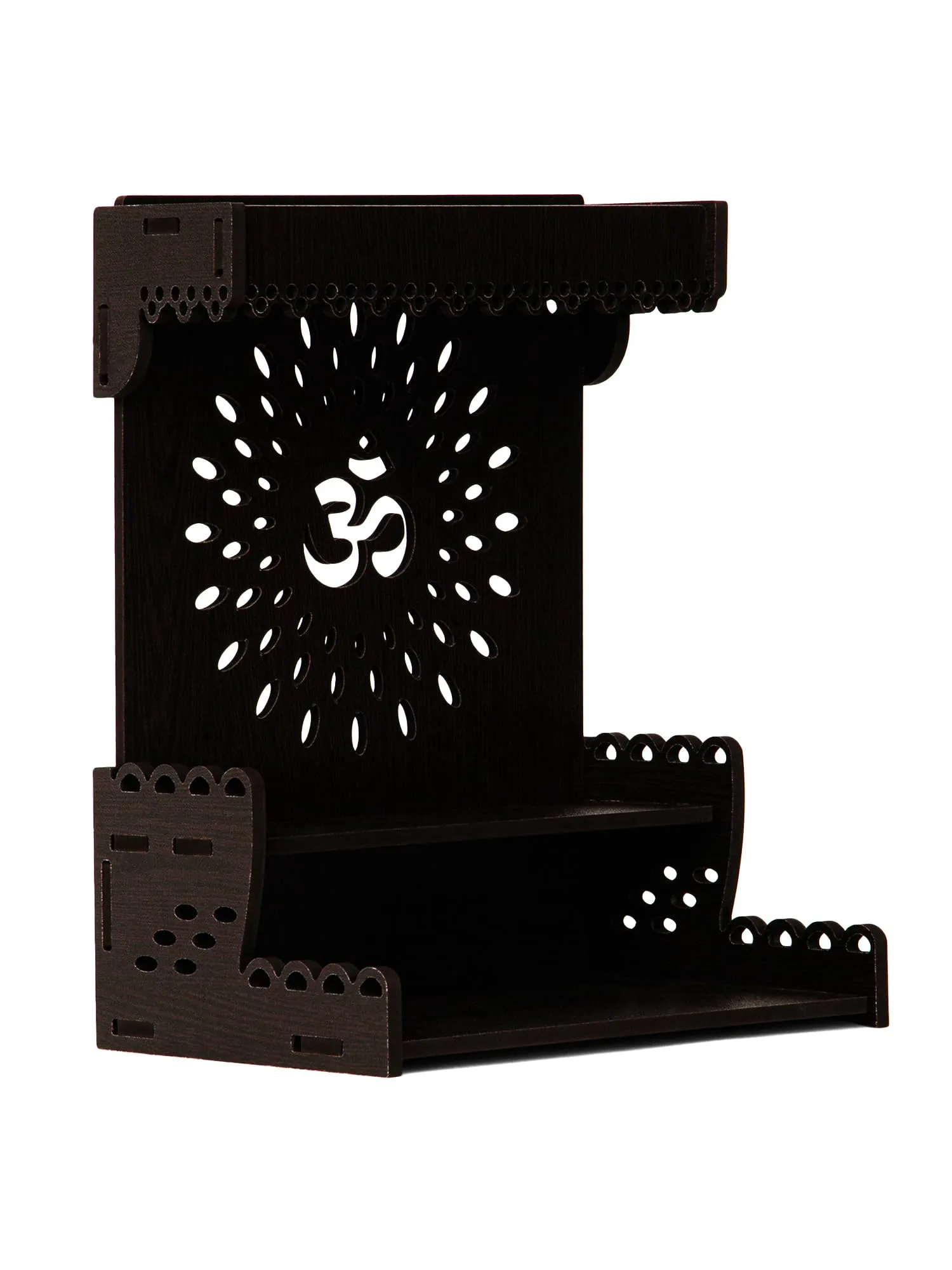 Kuber Industries Pooja Mandir | Pooja Stand for Home | Temple for Home and Office | Wall Mounted Home Temple | Pooja Mandir Stand for Home | Rajasthani Temple | Weinge