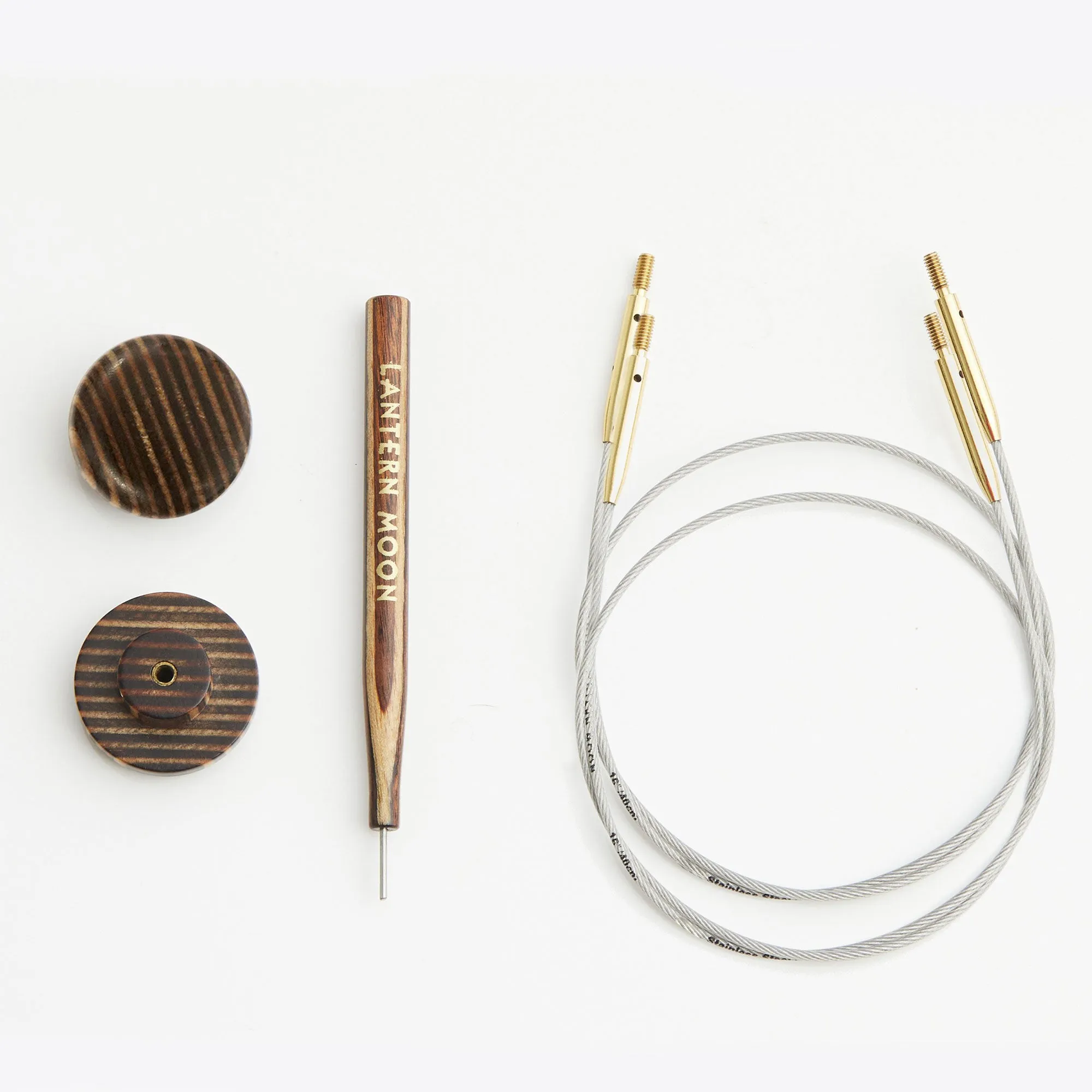 Lantern Moon Swivel Cords - 49" (to make a 60" needle)