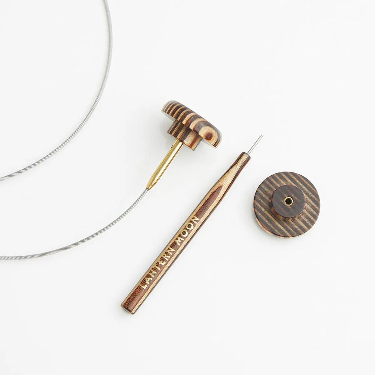 Lantern Moon Swivel Cords - 49" (to make a 60" needle)