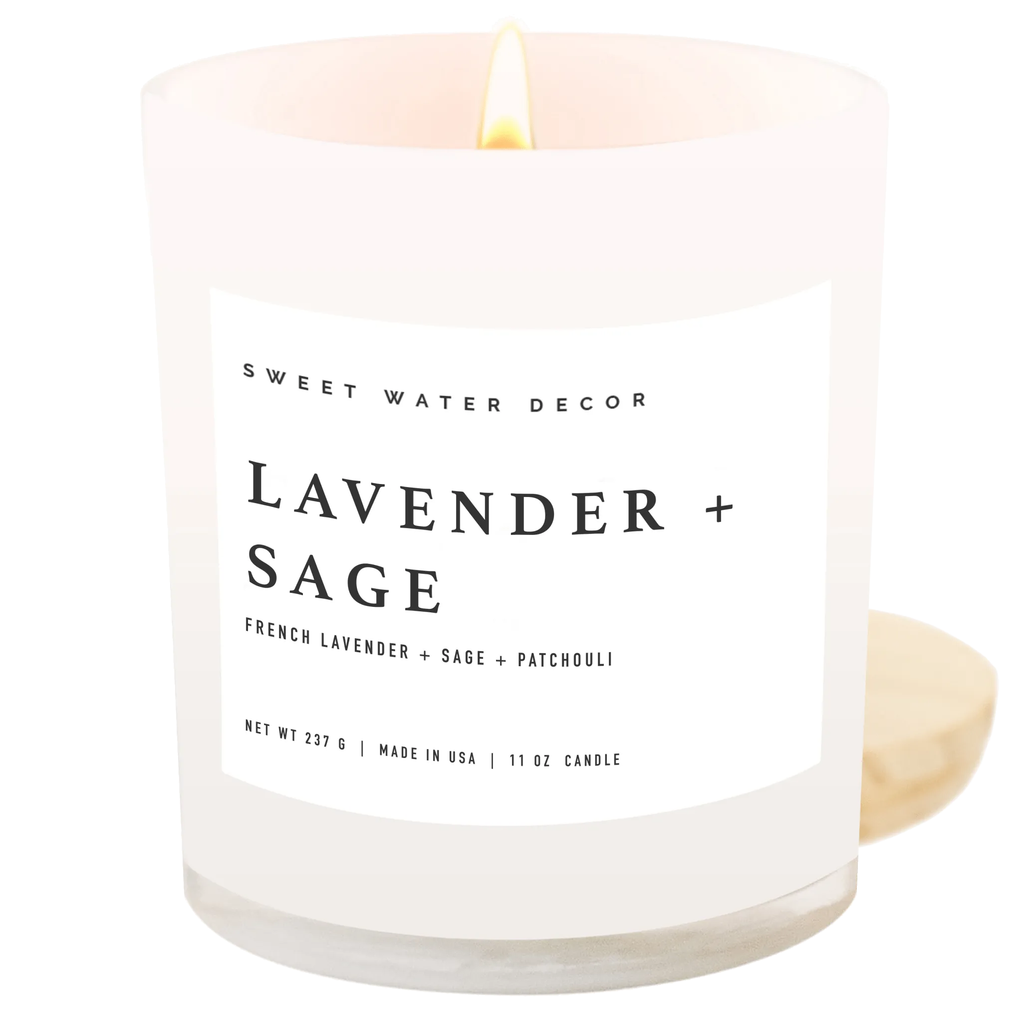 Lavender and Sage 11 oz Soy Candle