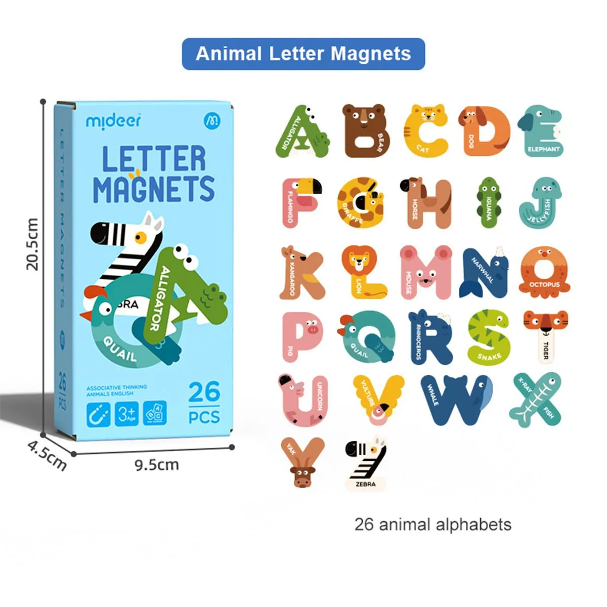 Letter Magnets 26pcs