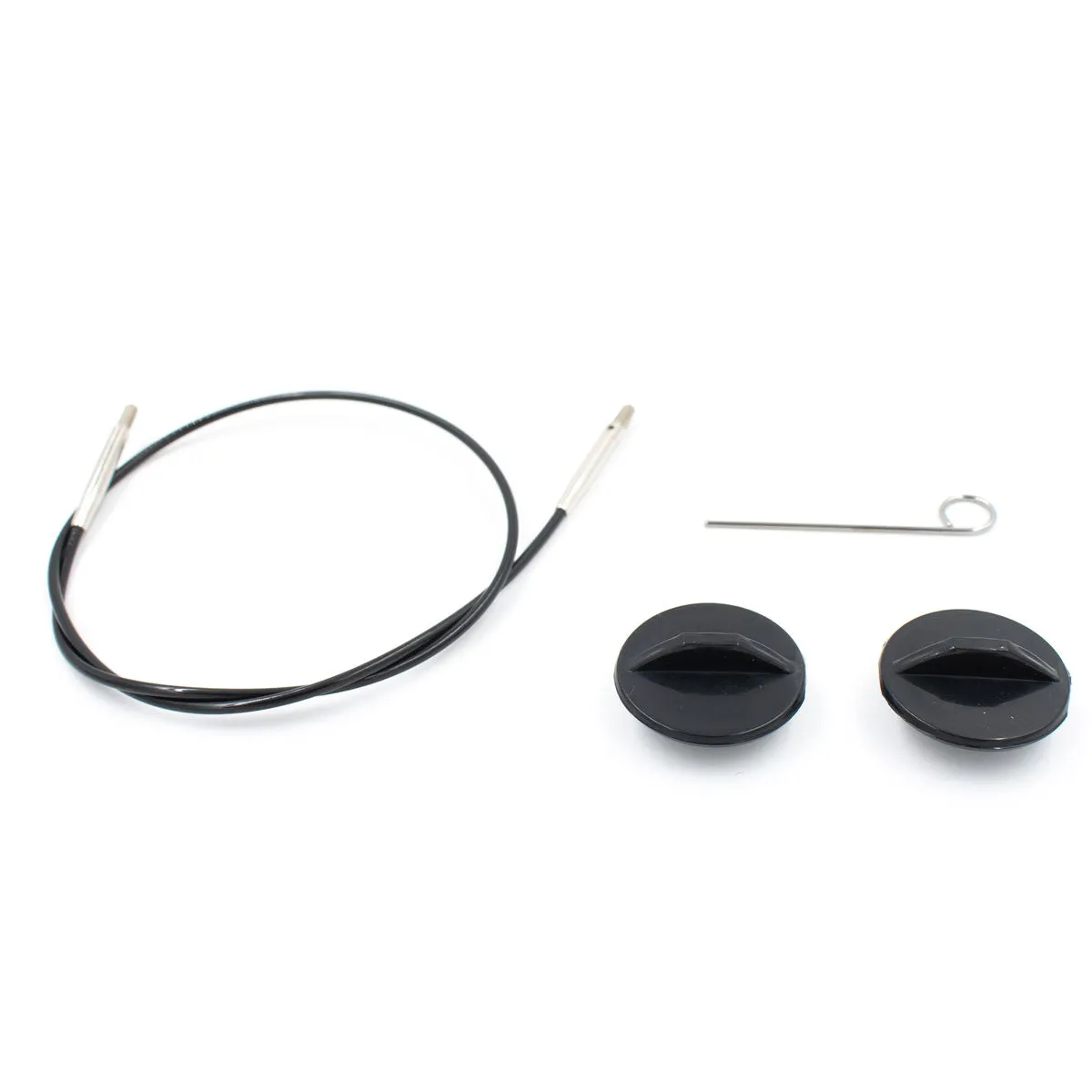 LYKKE Crafts Interchangeable Needle Cords - Black - 20"/50 cm [for 3.5" tips]
