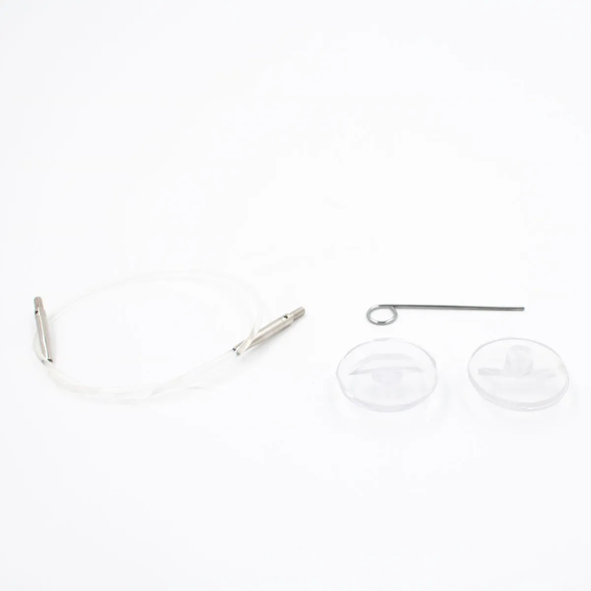 LYKKE Crafts Interchangeable Needle Cords - Clear - 20"/50 cm [for 3.5" tips]