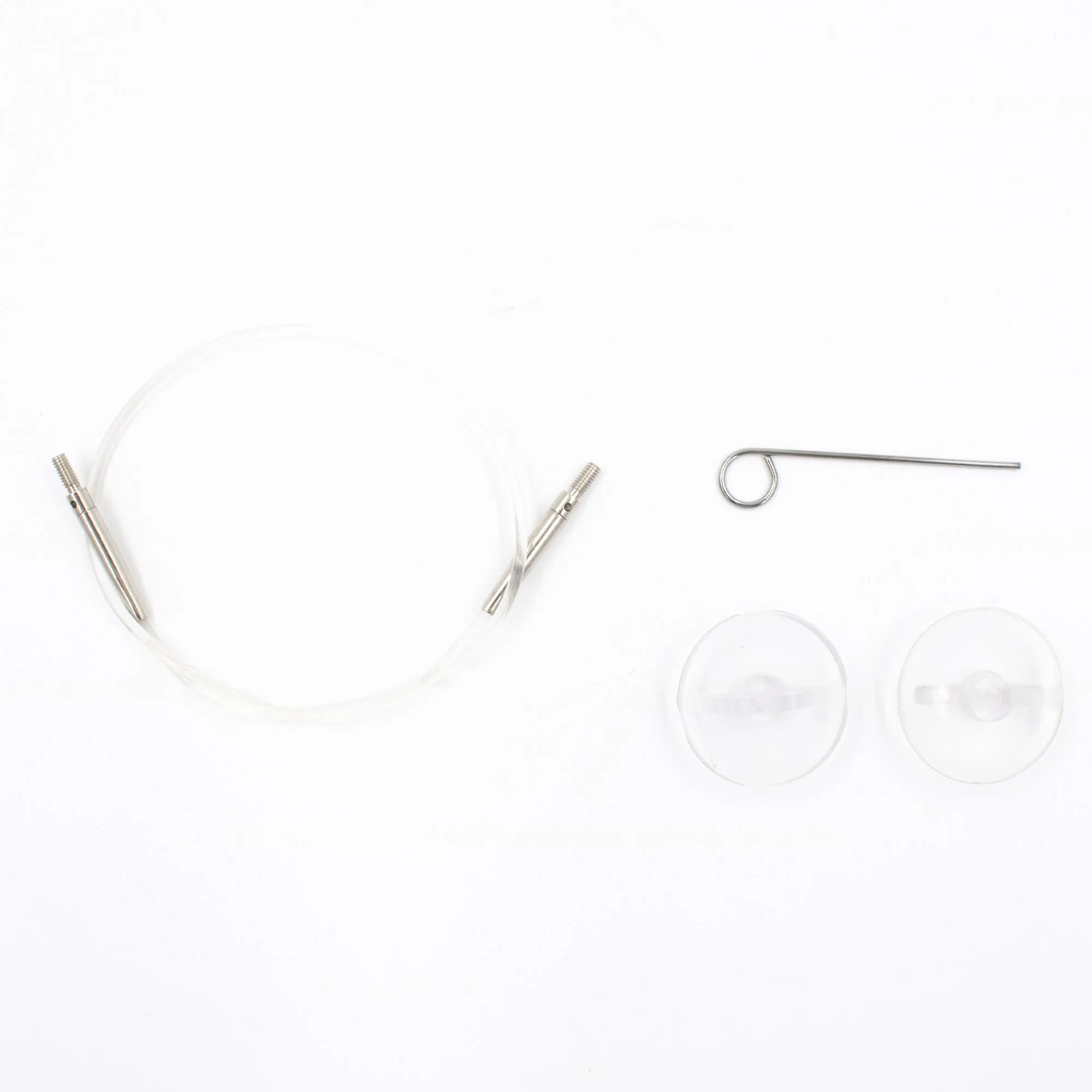 LYKKE Crafts Interchangeable Needle Cords - Clear - 20"/50 cm [for 3.5" tips]