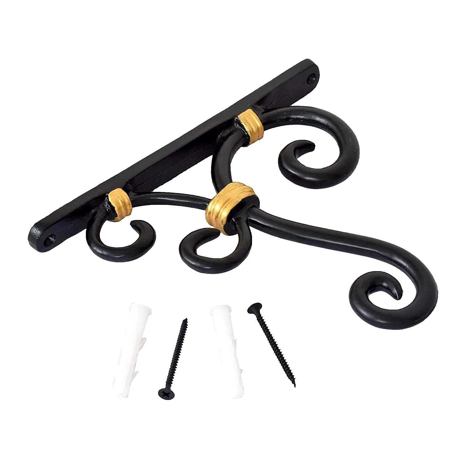 Metal Wall Hook Hanging Decorative Straight Plant Bracket