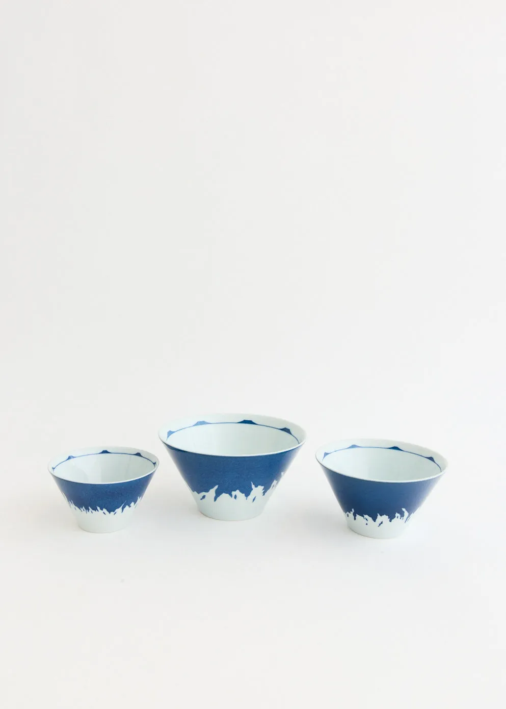 Mount Fuji Bowl Set (Set of 3)