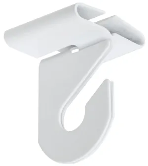 National Hardware V2669 Series N274-969 Suspended Ceiling Hook, 2 in L, Steel, White :CD 2: QUANTITY: 1