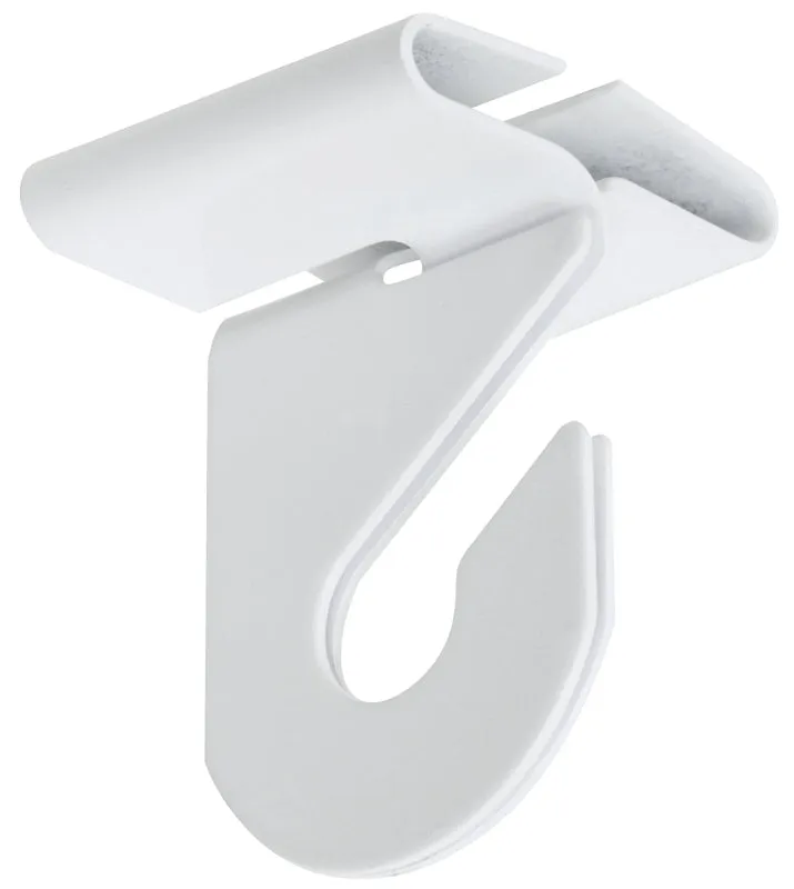 National Hardware V2669 Series N274-969 Suspended Ceiling Hook, 2 in L, Steel, White :CD 2: QUANTITY: 1