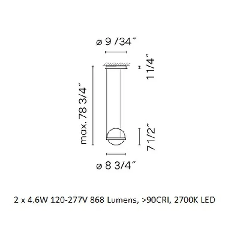 Palma LED Pendant Light