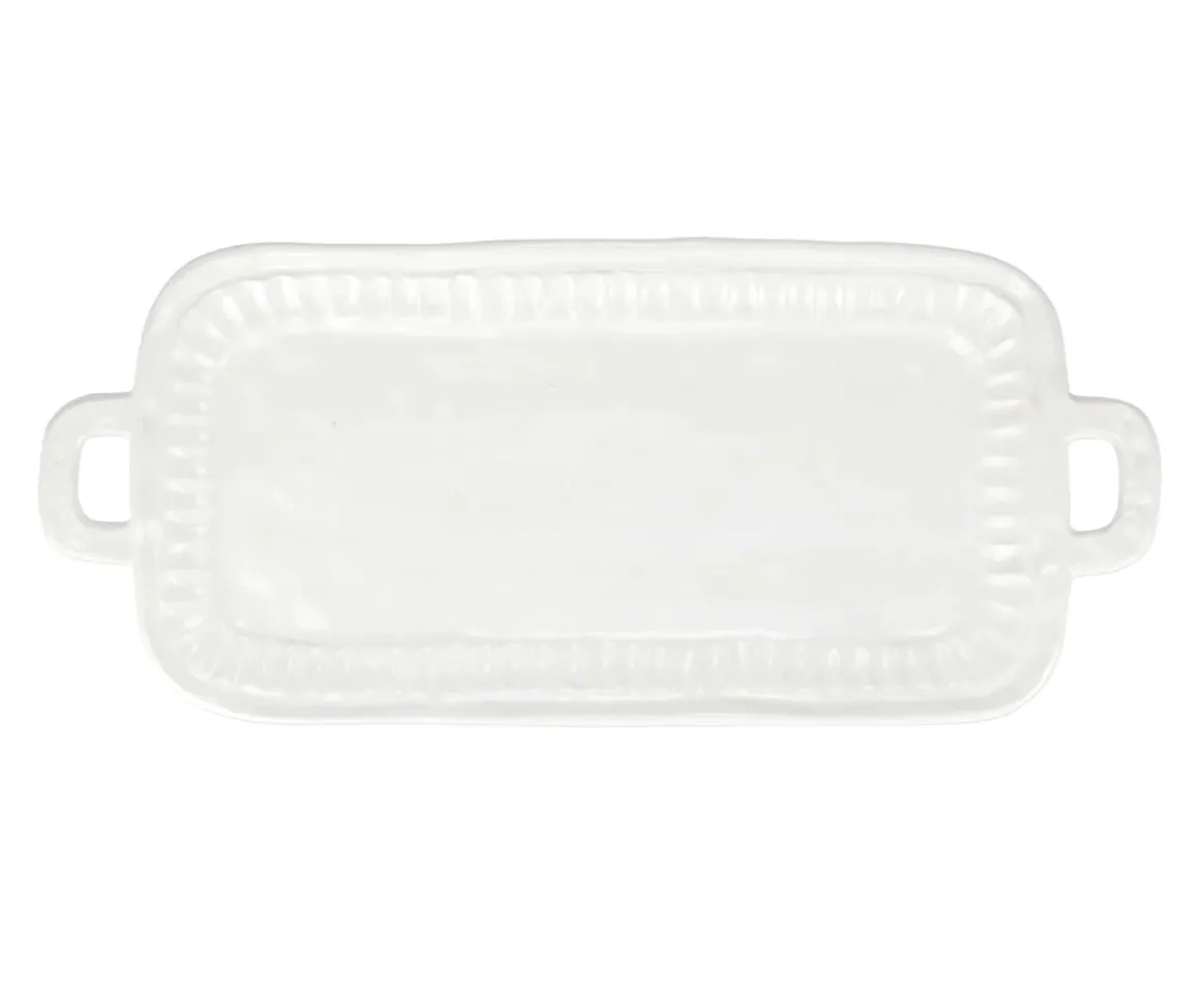 PIETRA SERENA HANDLED RECTANGULAR PLATTER