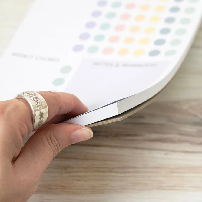 Planning Pad, 6" x 9", Chore Pad with Magnets, Bright