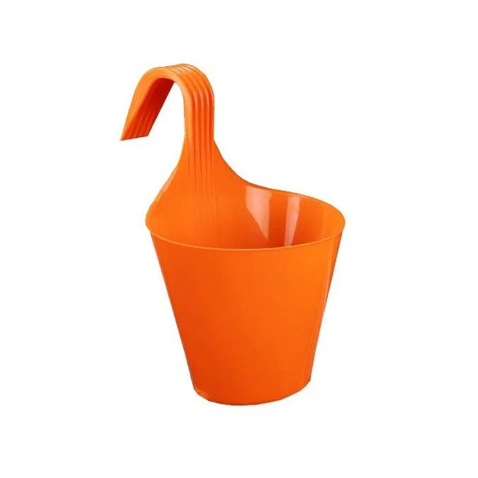 Plastic Hanging Planter Pot, Multicolour,