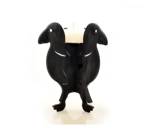 Puffin Lundi Shaped Plywood Candle Holder Laser Cut