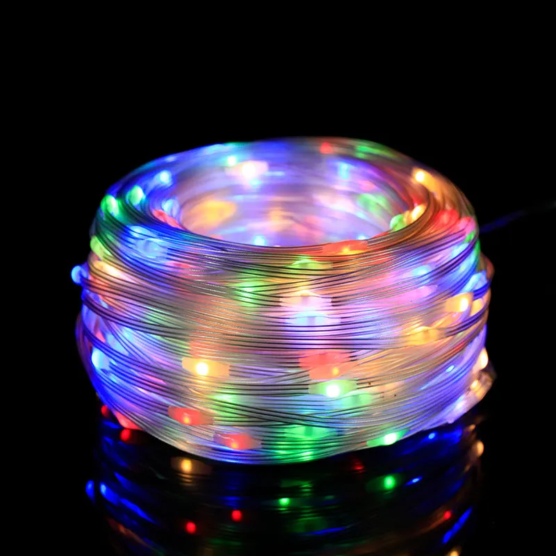 Quntis Solar-Powered LED Outdoor String Lights – Waterproof Copper Wire Fairy Lights with PVC Coating for Garden & Christmas Decor