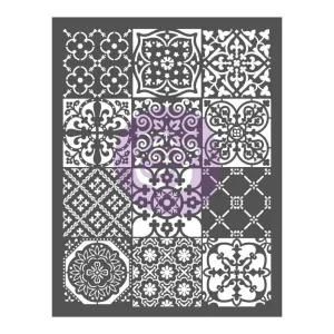 Re-Design Decor Stencil 20.25 inch X26.375 inch Patchwork*
