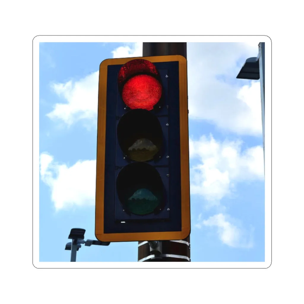 Red Light Die-Cut Stickers