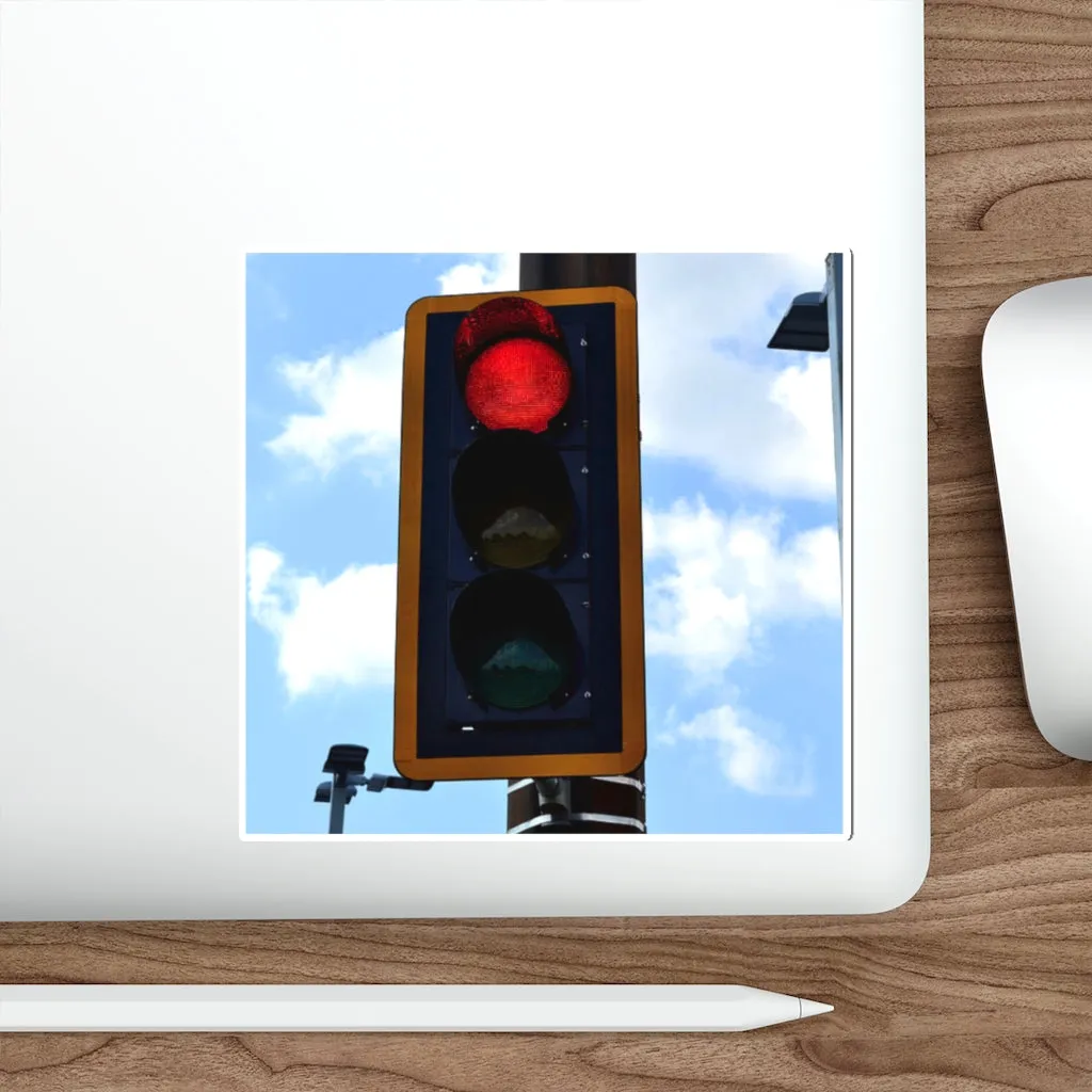 Red Light Die-Cut Stickers