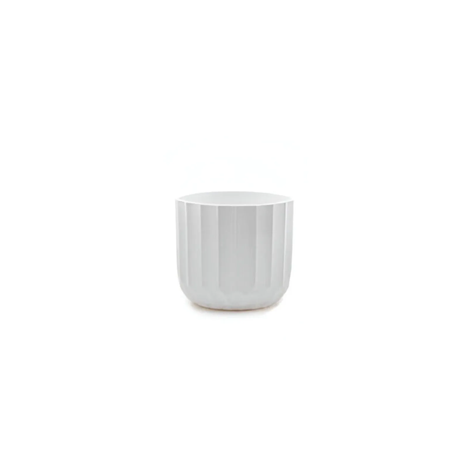 Round Carved Planter