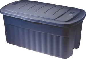 Rubbermaid RMRT400001 Storage Container, Polyethylene, Dark Indigo, 36.9 in L, 21.3 in W, 18.3 in H :EA: QUANTITY: 1