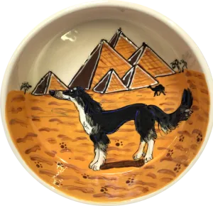 Salukis Dog Bowl