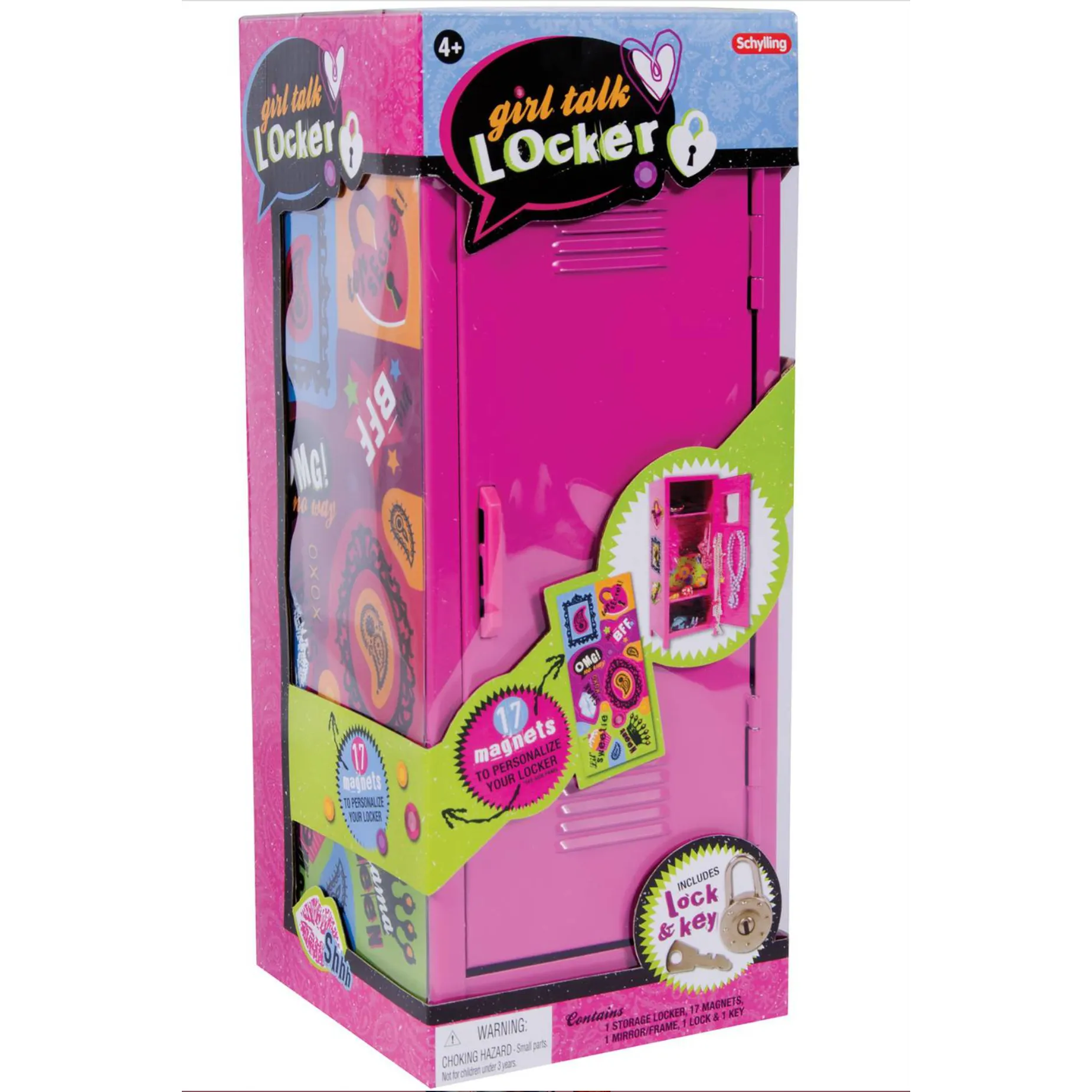 Schylling Girl Talk Locker with Magnets
