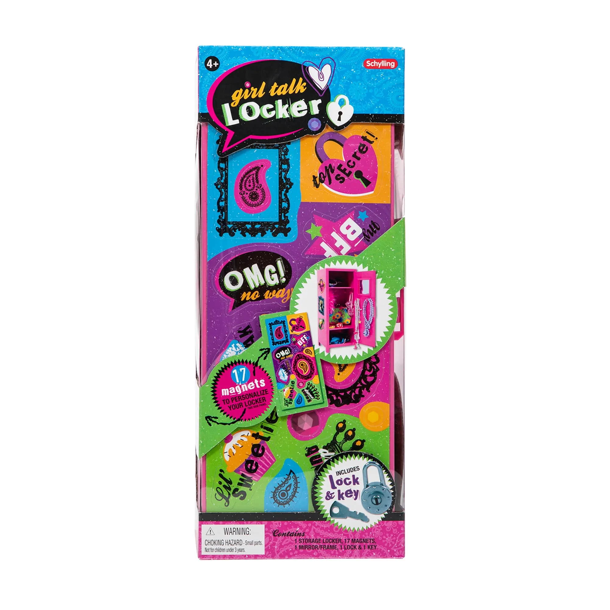 Schylling Girl Talk Locker with Magnets