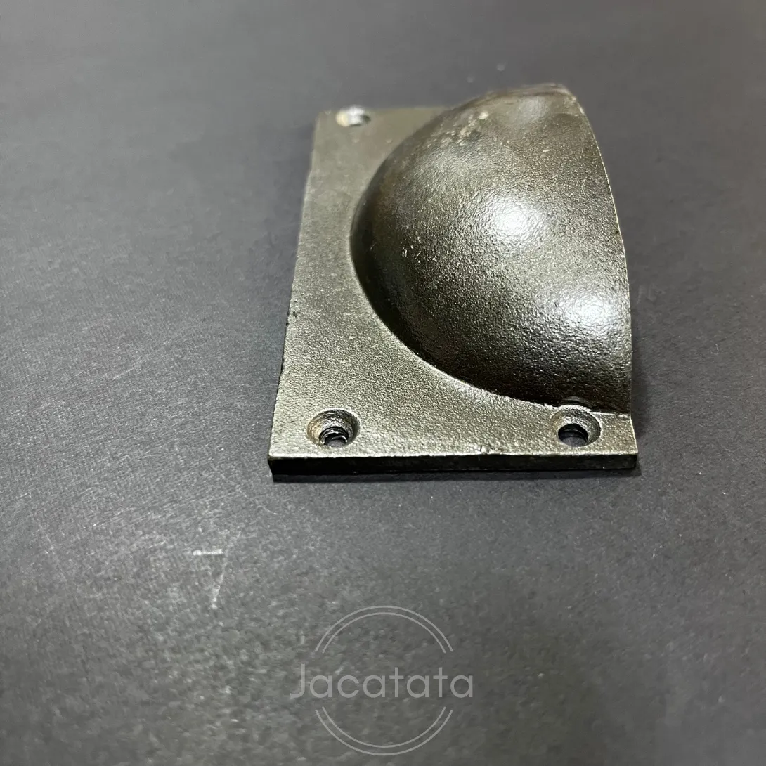 Solid Iron Cup Handle - Raw Antique Finish 104mm x 50mm - 2971 - ADF 1010
