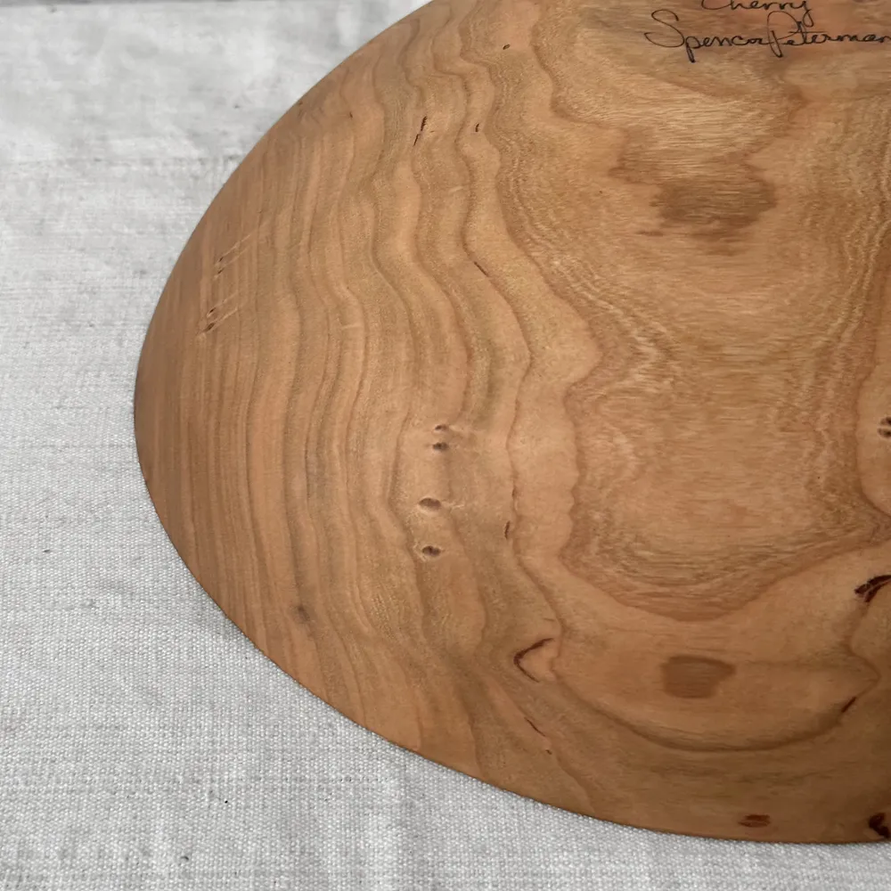 Spencer Peterman Cherry 12" Round Bowl (No. PB2409)