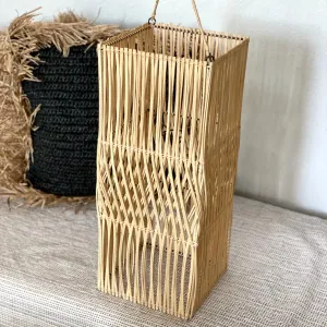 Square Rattan Pendant Lamp