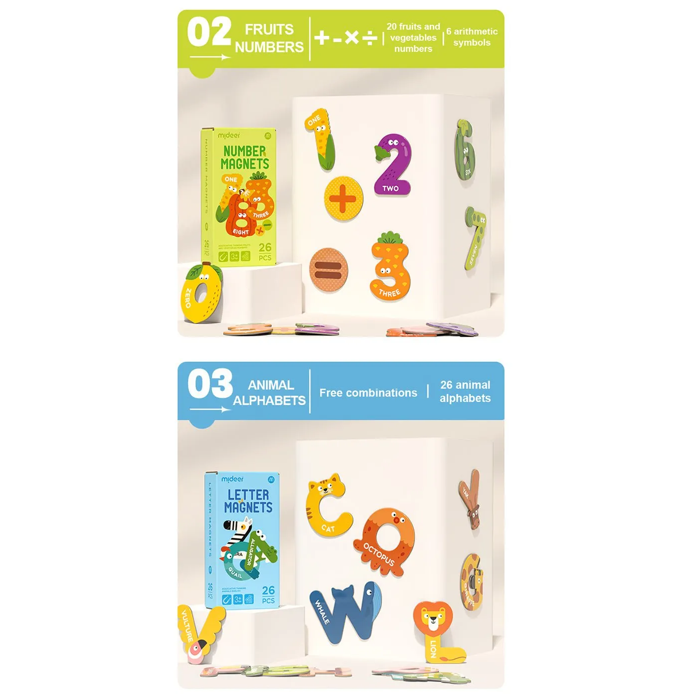 Transportation Magnets 36pcs