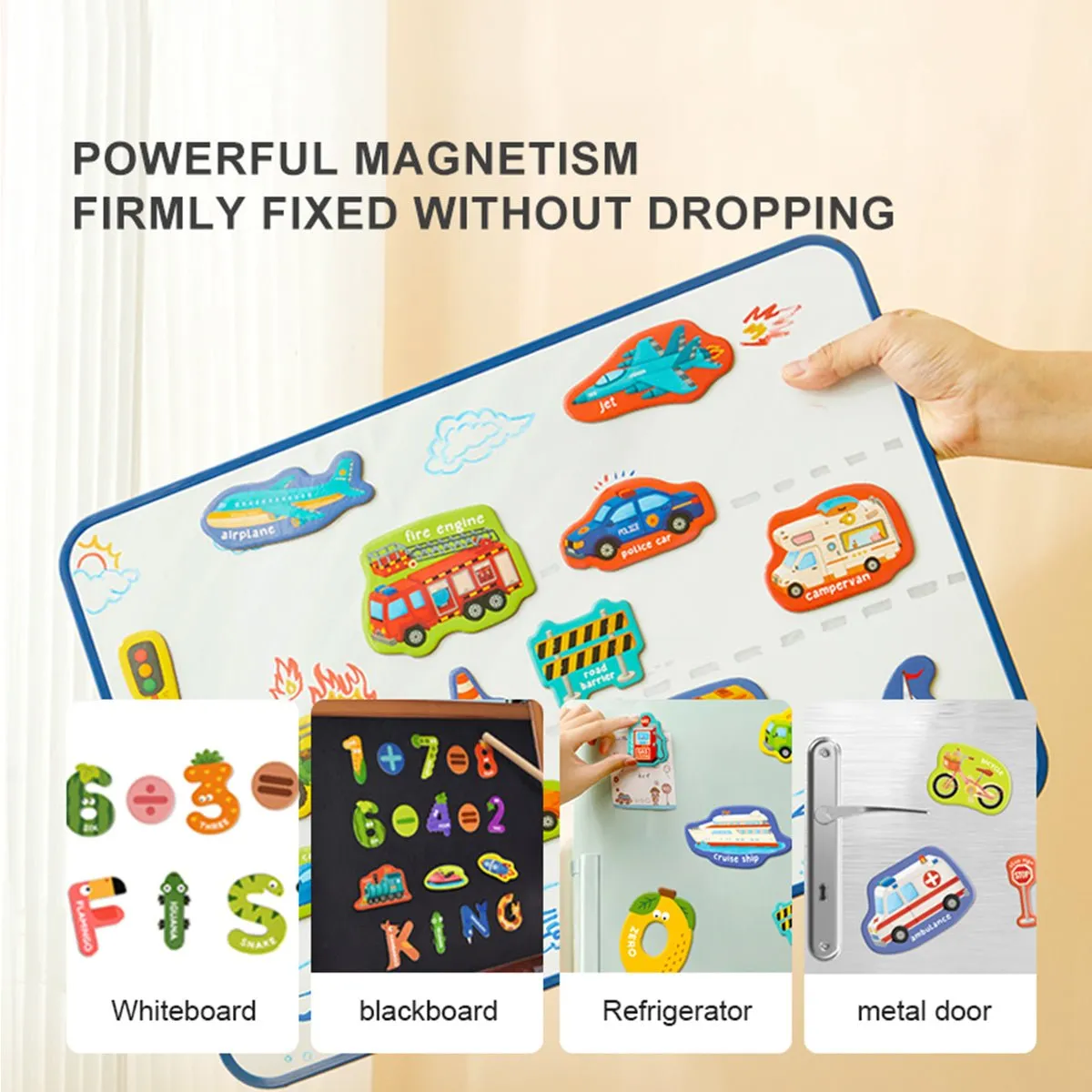 Transportation Magnets 36pcs