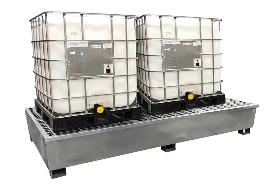 UltraTech Twin IBC Spill Pallet Steel Model 1183