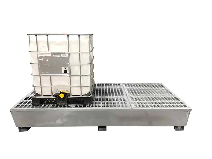 UltraTech Twin IBC Spill Pallet Steel Model 1183