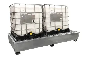 UltraTech Twin IBC Spill Pallet Steel Model 1183